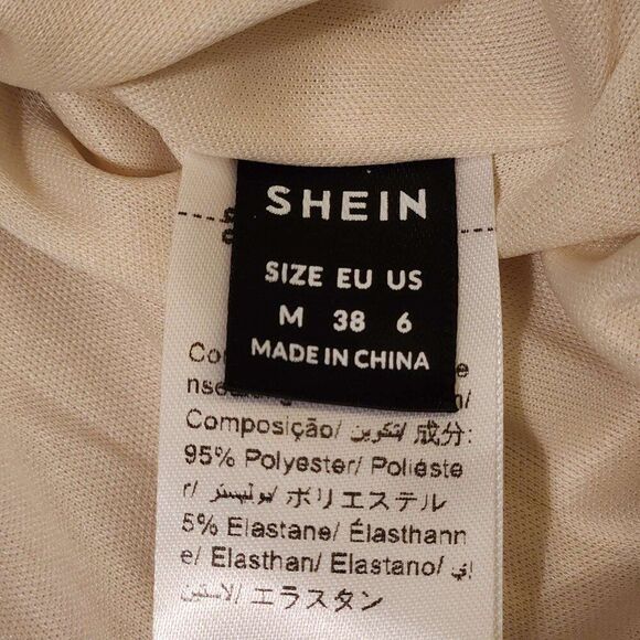 Shein sequins dress Women's medium Off-shoulder Back slit Midi Party Date night - Picture 8 of 15